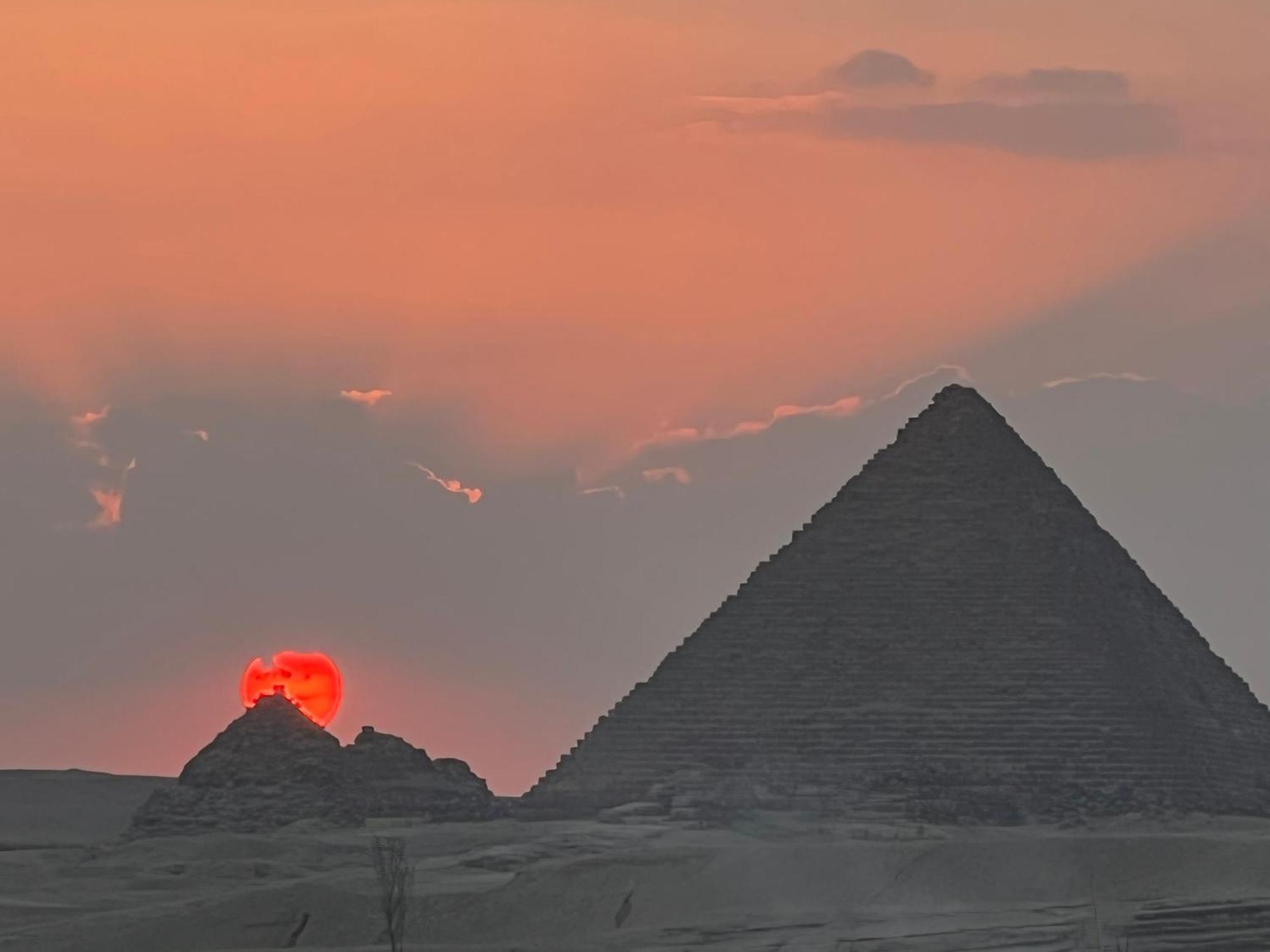 Jimmy Pyramids Hotel Kafrat al Jabal Bagian luar foto