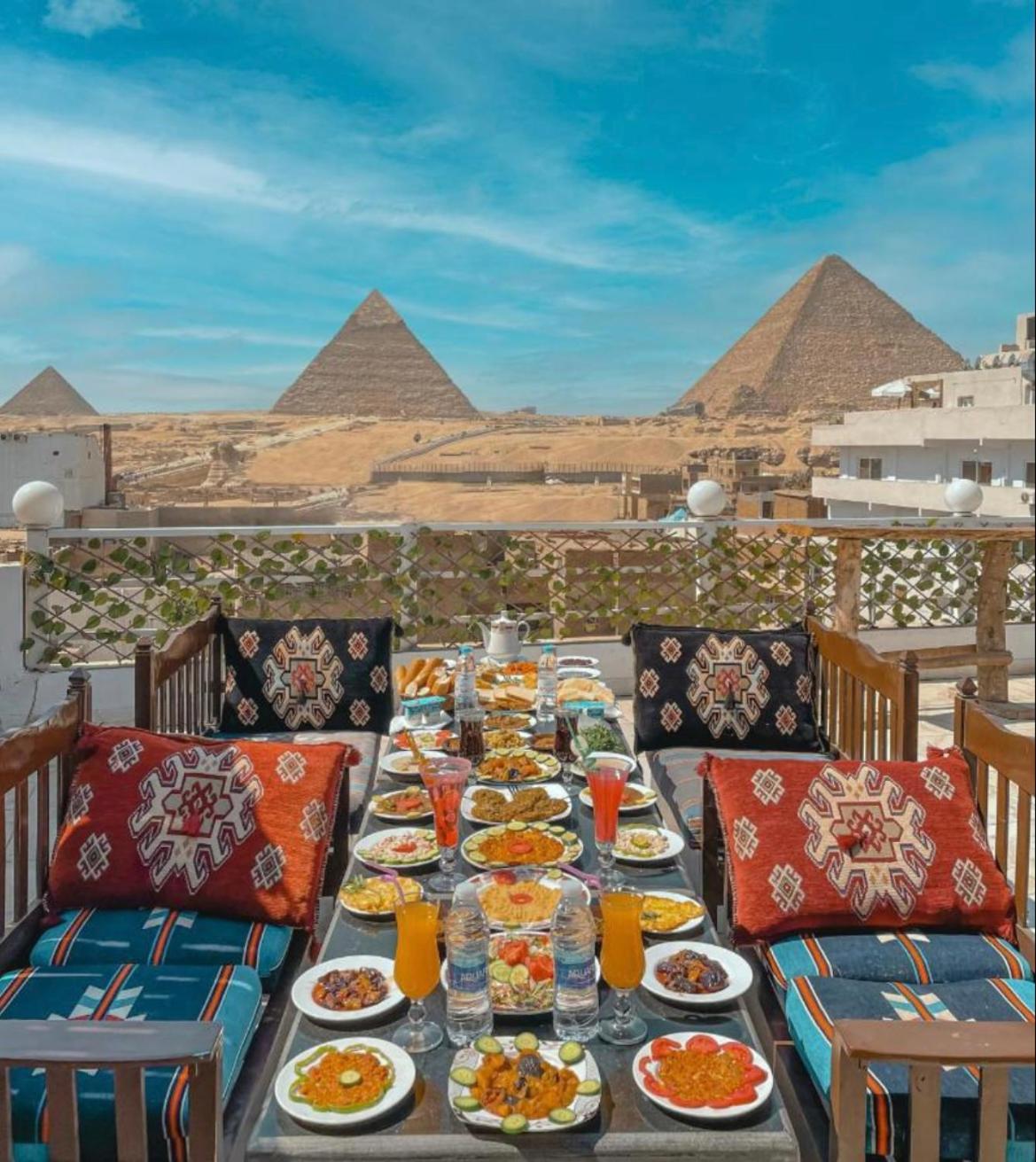 Jimmy Pyramids Hotel Kafrat al Jabal Bagian luar foto