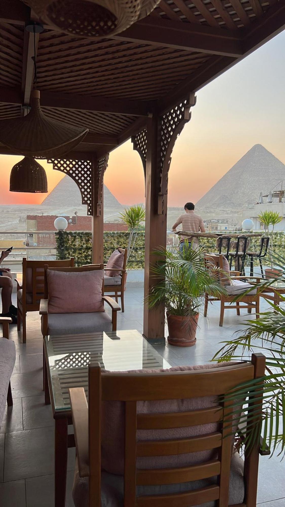 Jimmy Pyramids Hotel Kafrat al Jabal Bagian luar foto